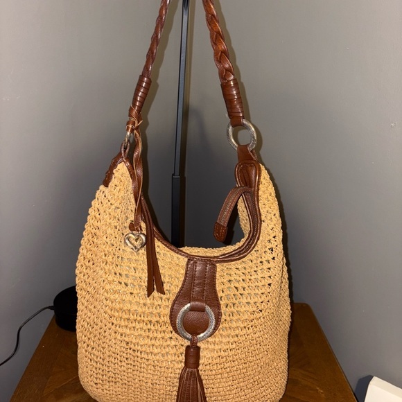 Brighton Handbags - Brighton Straw Hobo bag
